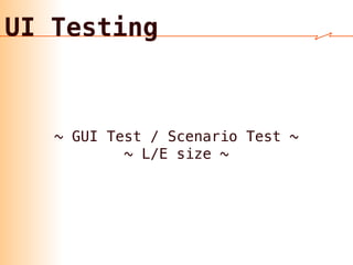 Small
Medium
Large
Enormous
http://techlife.cookpad.com/entry/2016/08/13/test-size-for-mobile
manual
 