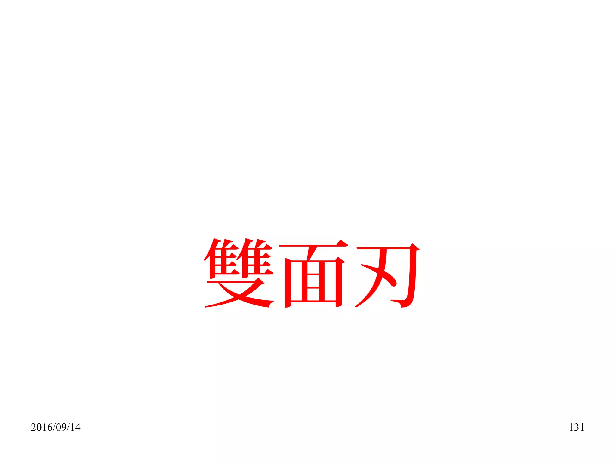 2016/09/14 131
雙面刃
 