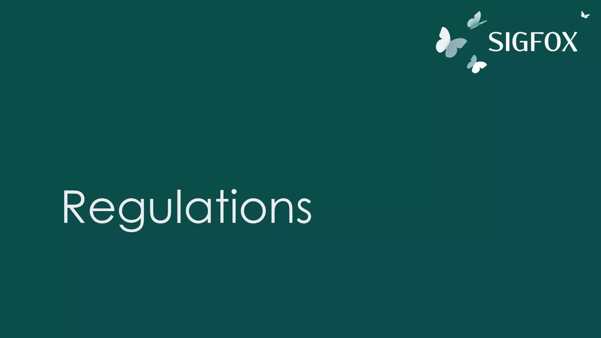 Regulations
 