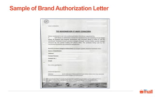 Sample of Brand Authorization Letter
 