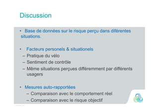 Intervenant - date
Discussion
 