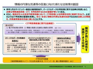 内閣官房情報通信技術（IT）総合戦略室 資料（2015年5月）より44
 