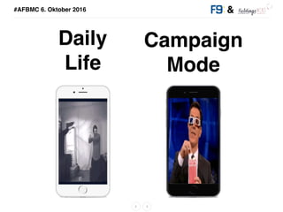 &#AFBMC 6. Oktober 2016
Daily 
Life
Campaign 
Mode
 
