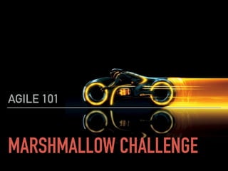 MARSHMALLOW CHALLENGE
AGILE 101
 