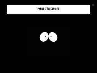 8
PANNE D’ÉLECTRICITÉ
 