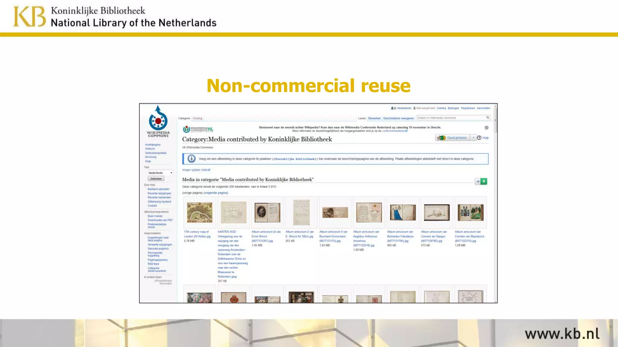 Non-commercial reuse
 