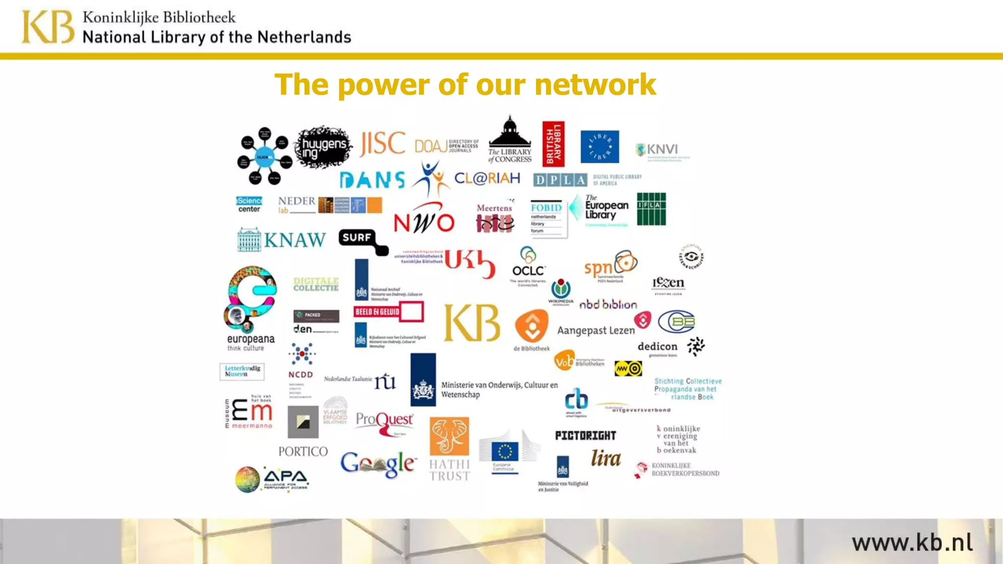 The power of our network
 