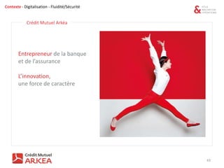 Contexte - Digitalisation - Fluidité/Sécurité
44
• SEPA
• Directives des services de
paiement
• Directives sur la monnaie
...