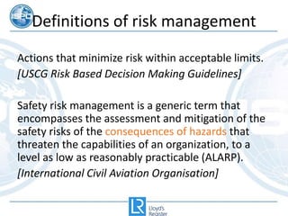 Uscg Risk Midigation Risk Management in Pilotage - By Mr. Marantis Stylianos | PDF