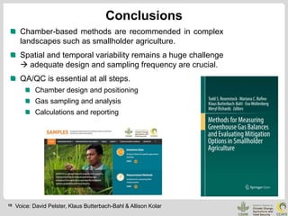 Quantifying Greenhouse Gas Emissions from Managed and Natural Soils