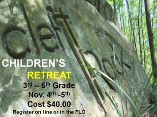 RHBC 10/23 Announcements