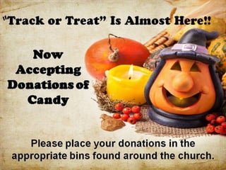 RHBC 10/23 Announcements