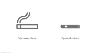 Cigarro	com	chama Cigarro	eletrônico
MauricioBitencourt.com 9
 