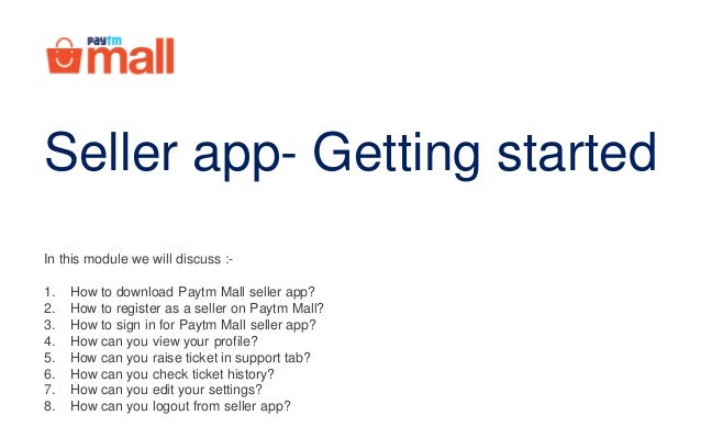 seller app getting started seller app getting started