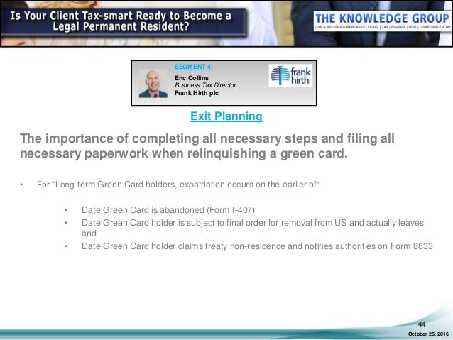 is your client tax smart ready to become a legal permanent resident 8833 form