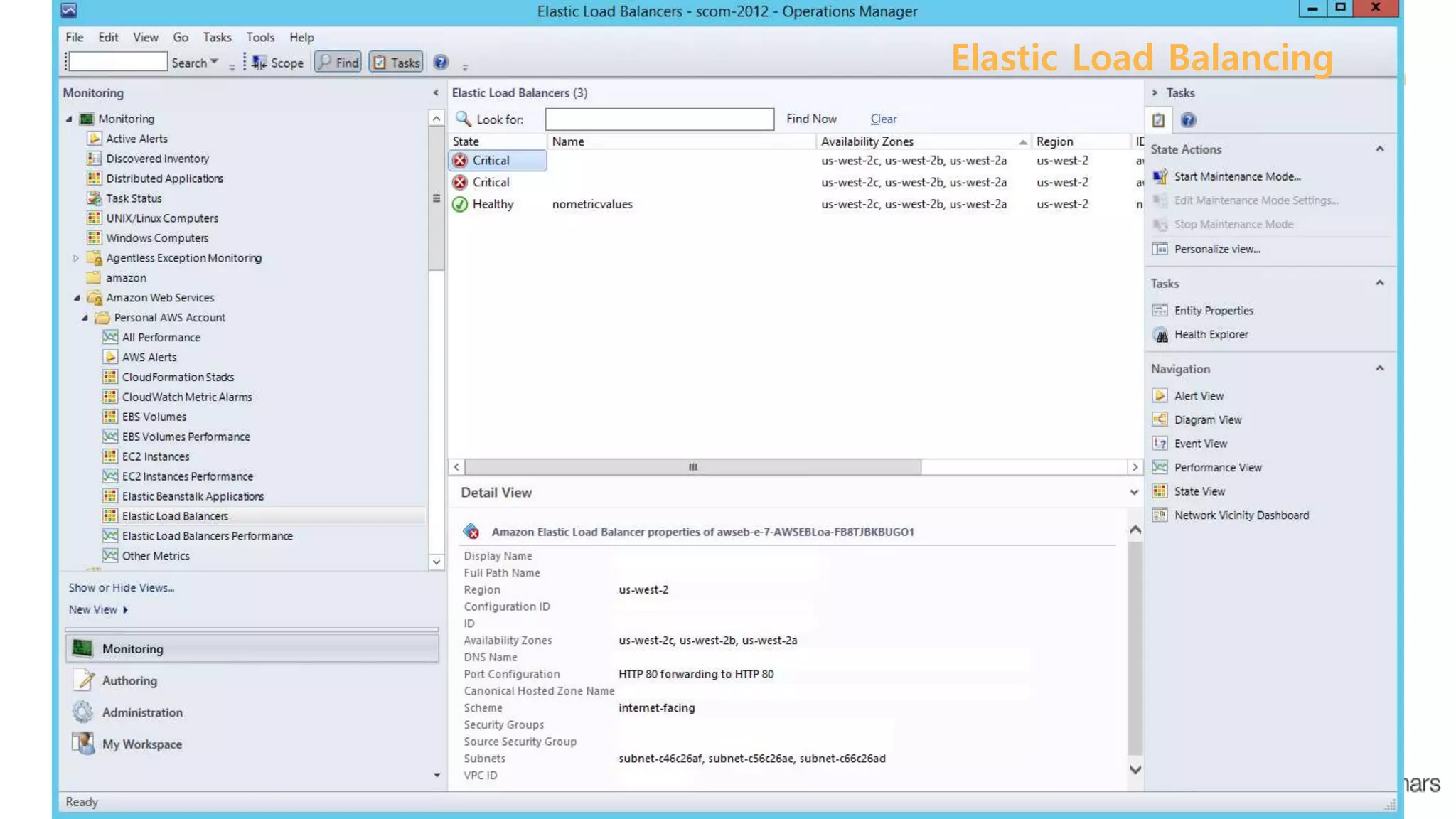 Elastic Load Balancing
 