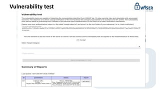 Vulnerability test
 