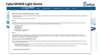 CyberWISER-Light Demo
© WISER 2015 www.cyberwiser.eu - @cyberwiser 9
 