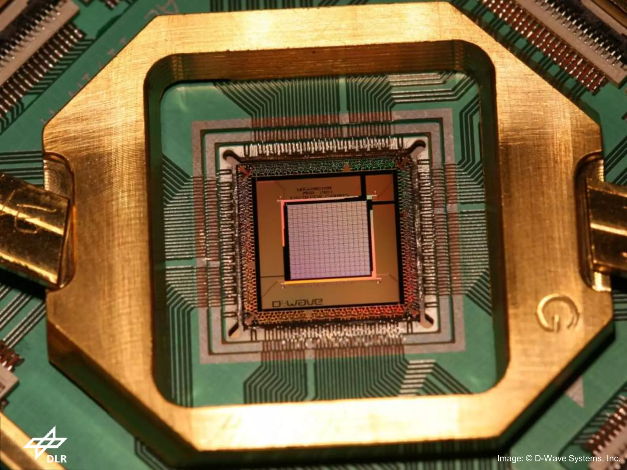 > PyCon DE 2016 > Andreas Schreiber • Python at Warp Speed > 30.10.2016DLR.de • Chart 39
Image: © D-Wave Systems, Inc.
 