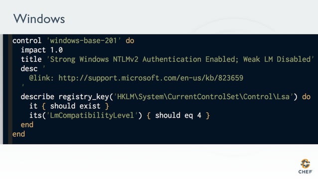 Melbourne Infracoders: Compliance as Code with InSpec | PPT