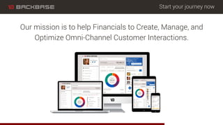 Start your journey now
Our mission is to help Financials to Create, Manage, and
Optimize Omni-Channel Customer Interaction...