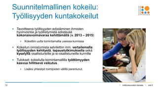 Annukka Berg: Kokeilujen muotoilu, tekeminen ja tilaaminen - järjestystä kokeiluviidakkoon