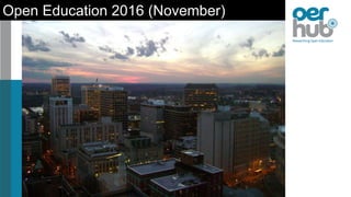 Open Education 2016 (November)
 