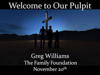 RHBC 11/6/16 Announcements