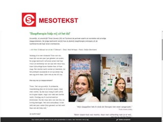 MESOTEKST
CREATIEF SCHRIJVEN VZW
 