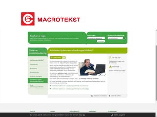 MACROTEKST
CREATIEF SCHRIJVEN VZW
 