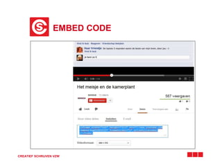EMBED CODE
CREATIEF SCHRIJVEN VZW
 
