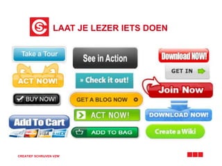 LAAT JE LEZER IETS DOEN
CREATIEF SCHRIJVEN VZW
 