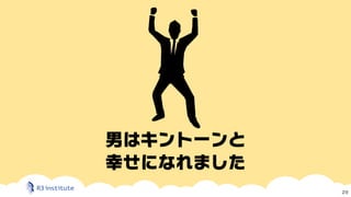 男はキントーンと
幸せになれました
29
 