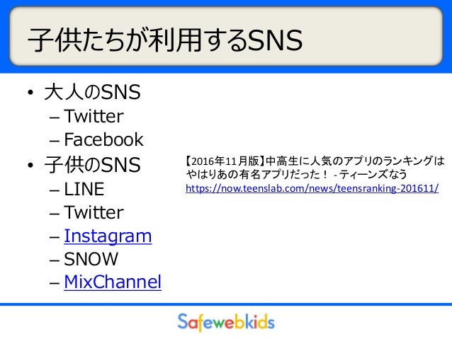 Snsとペアレンタルコントロールを考える