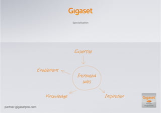partner.gigasetpro.com
Specialisation 
 