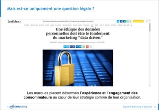 © 23
Mais est-ce uniquement une question légale ?
Les marques placent désormais l’expérience et l’engagement des
consommateurs au cœur de leur stratégie comme de leur organisation.
 