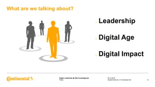 Digital Leadership vs Leadership in the digital age | PPTX
