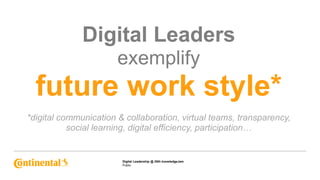 Digital Leadership vs Leadership in the digital age | PPTX