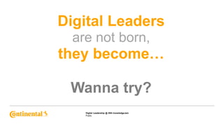 Digital Leadership vs Leadership in the digital age | PPTX