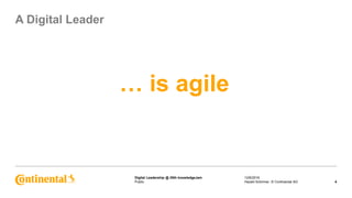 Digital Leadership vs Leadership in the digital age | PPTX
