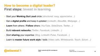 Digital Leadership vs Leadership in the digital age | PPTX