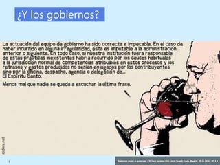 3 ‘Gobernar mejor: e-gobernar’ – IV Foro Sanidad CEG- Jordi Graells Costa. Madrid, 29.11.2016 - BY 3.0
¿Y los gobiernos?
 