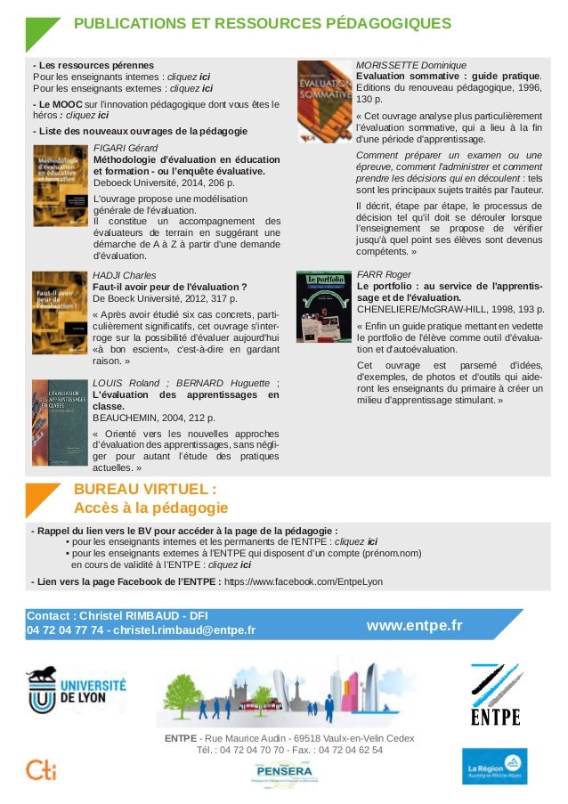 2016 11 Lettre De La Pedagogie Entpe