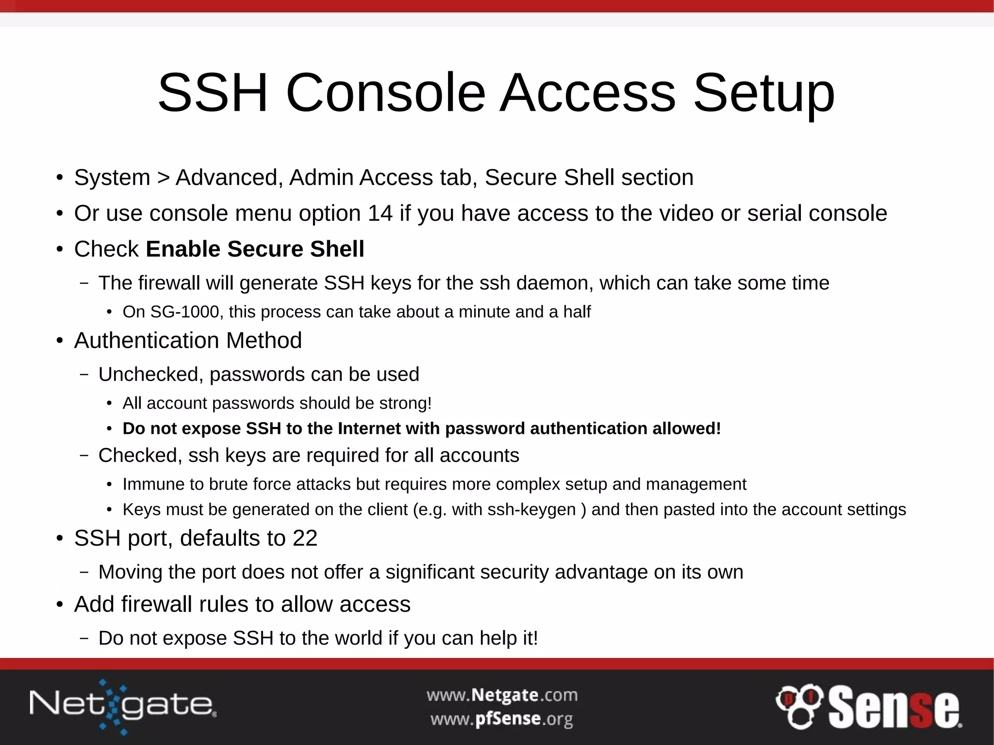 Console Menu - pfSense Hangout December 2016 | PDF | Operating Systems ...