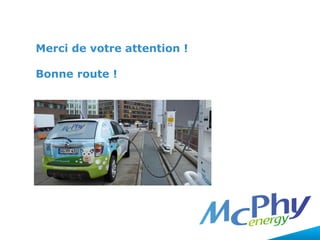 Merci de votre attention !
Bonne route !
 