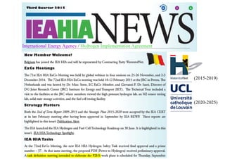 (2015-2019)
(2020-2025)
International Energy Agency / Hydrogen Implementation Agreement
 