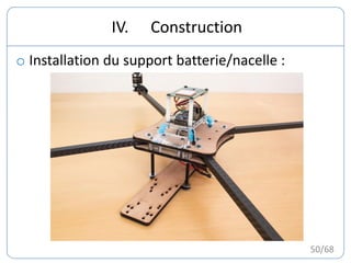 Conception et réalisation d'un quadricoptère pour la prise de vue aérienne