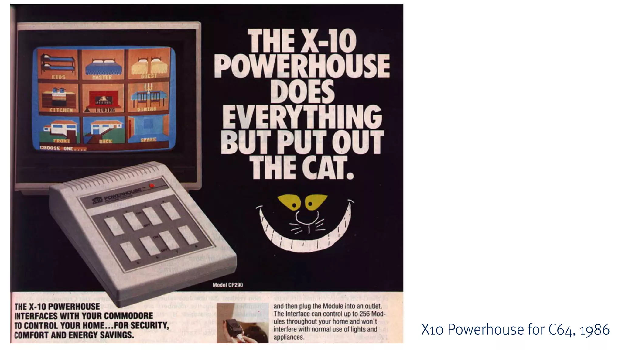 TITLE
X10 Powerhouse for C64, 1986
 