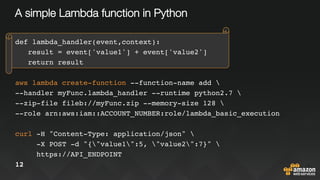 Serverless Frameworks on AWS | PPT