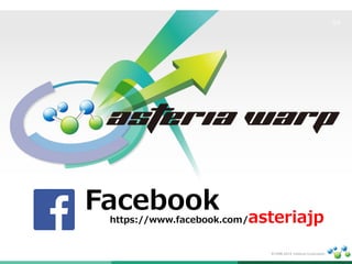 ©1998-2016 Infoteria Corporation.
Facebookhttps://www.facebook.com/asteriajp
54
 